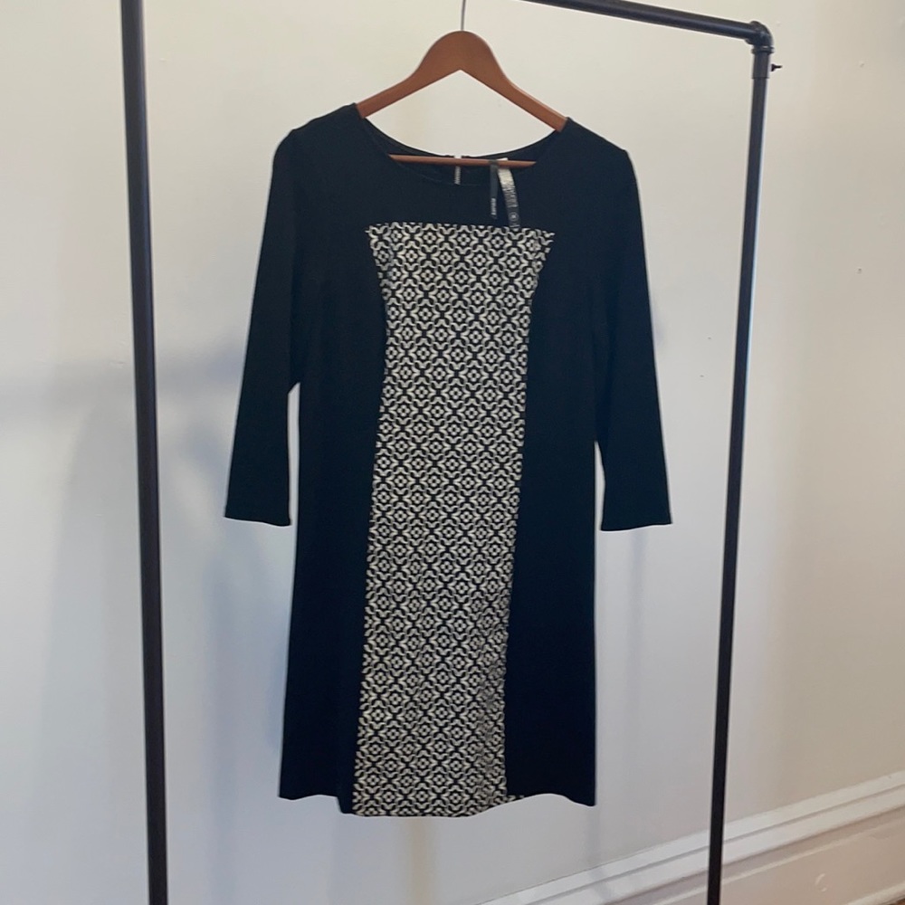 Black and white dress